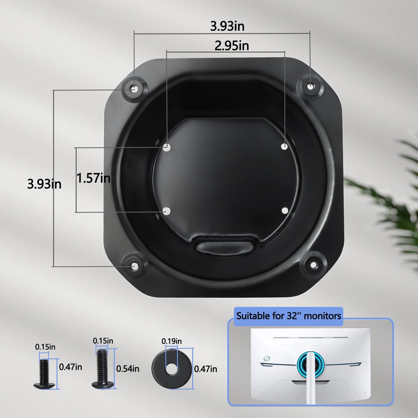 Odyssey NEO G8 32 VESA Adapter Compatible with Samsung 32" Odyssey Neo G8 (G85NB) Curved Monitor (Fits 2022 S32BG852NN LS32BG852NNXGO Monitor)