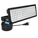 Lukciwee 100W LED Flood Light Outdoor 14000LM, AC 85-305V Stadium Lights with 6.5FT Plug, 5000K Daylight IP67 Waterproof LED Sport Light for Boats