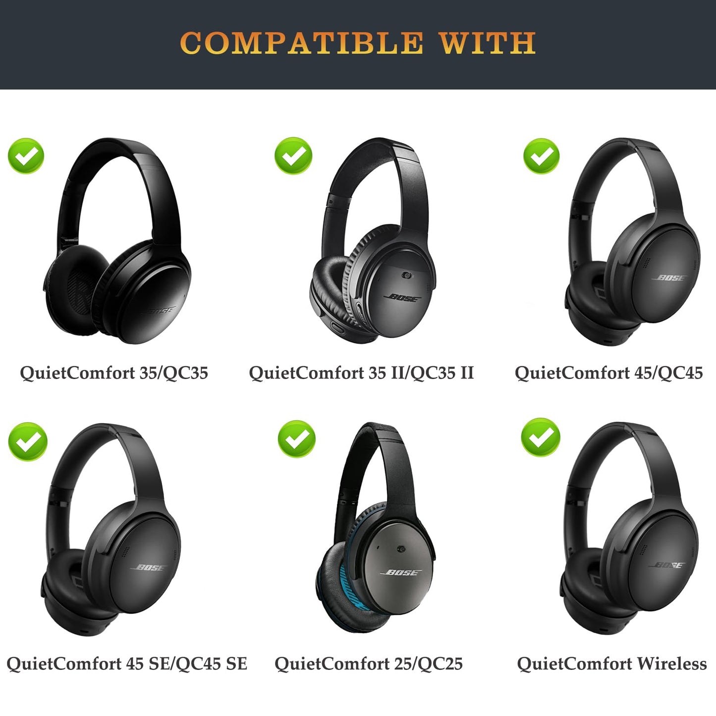 QC35 Hinge Screws Fit Great QuietComfort 35 II Hex Screw, Metal Hinge Swivel Screw Hinge Pin Parts Replacement for Bose QuietComfort 35 II/QC35