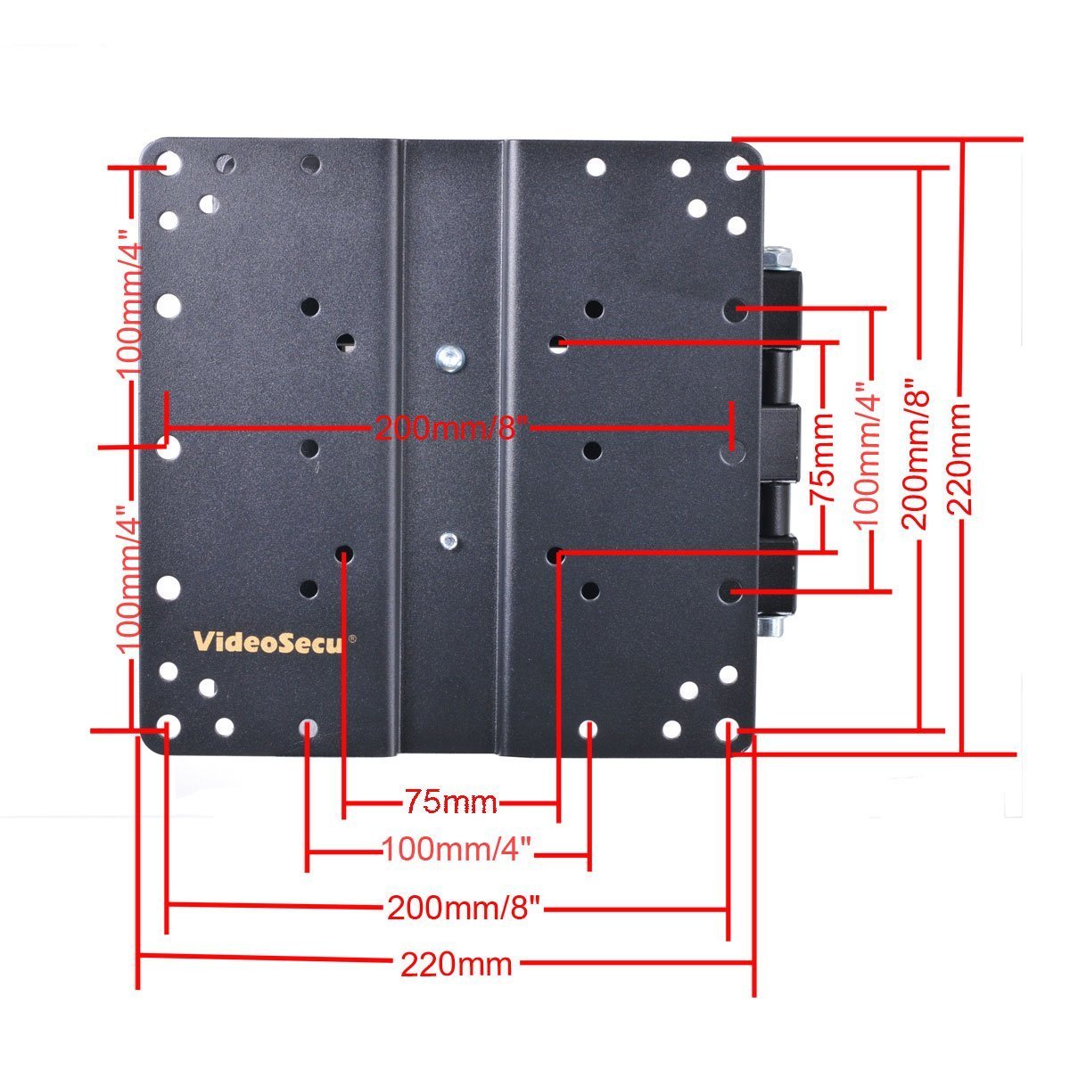 VideoSecu Articulating Swivel TV Wall Mount for Sony KDL-32EX340 KDL-40R450A KDL-32R400A KDL-32R421A KDL-40R471A Sansui HDLCDVD265 Sanyo DP26671