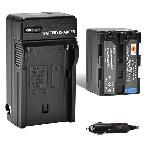 DSTE® NP-QM71D Battery + Charger DC01 for Sony NP-QM70 NP-QM71 NP-QM71D and Sony CCD-TRV107 CCD-TRV108 CCD-TRV118 CCD-TRV138 CCD-TRV150 CCD-TRV228