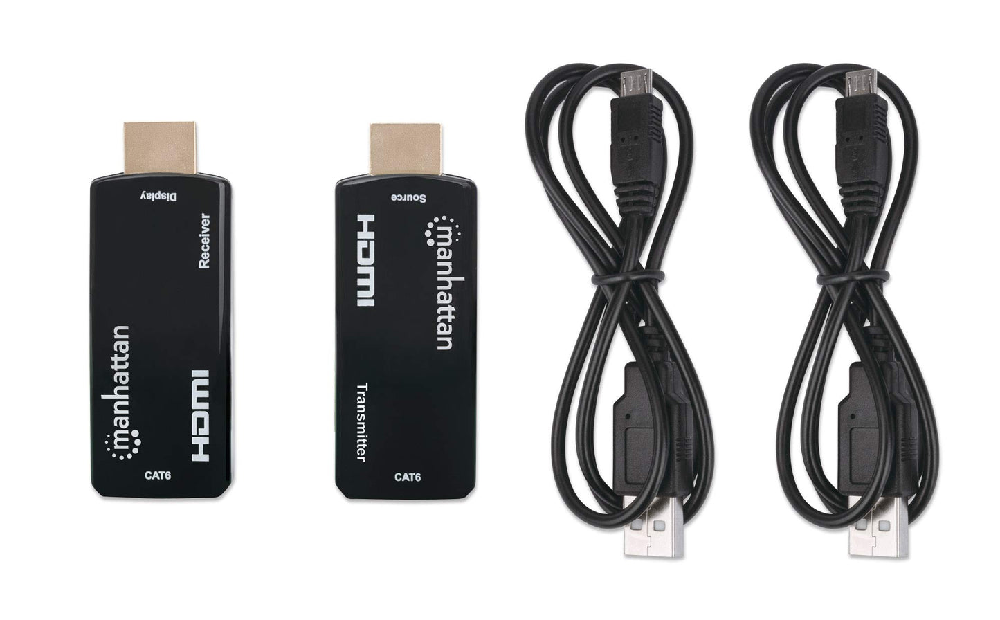 MANHATTAN 1080p Compact HDMI Over Ethernet Extender Kit