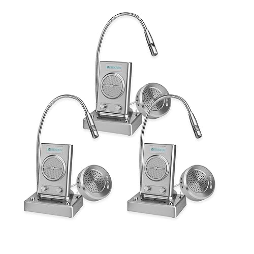 Retekess TW102 Window Intercom,Intercom System,8M Microphone,Connect Wireless Mic,Speaker for School,Hospital,Express(3 Pack)