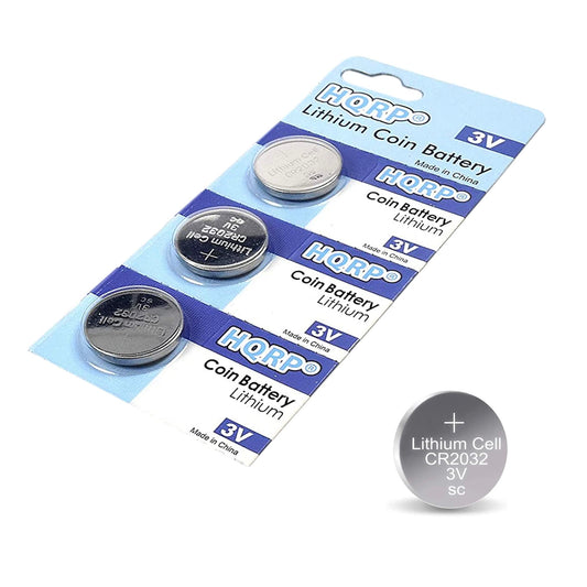 HQRP 3-Pack Lithium Battery Compatible with Snark SN-1 SN-8 Tuner