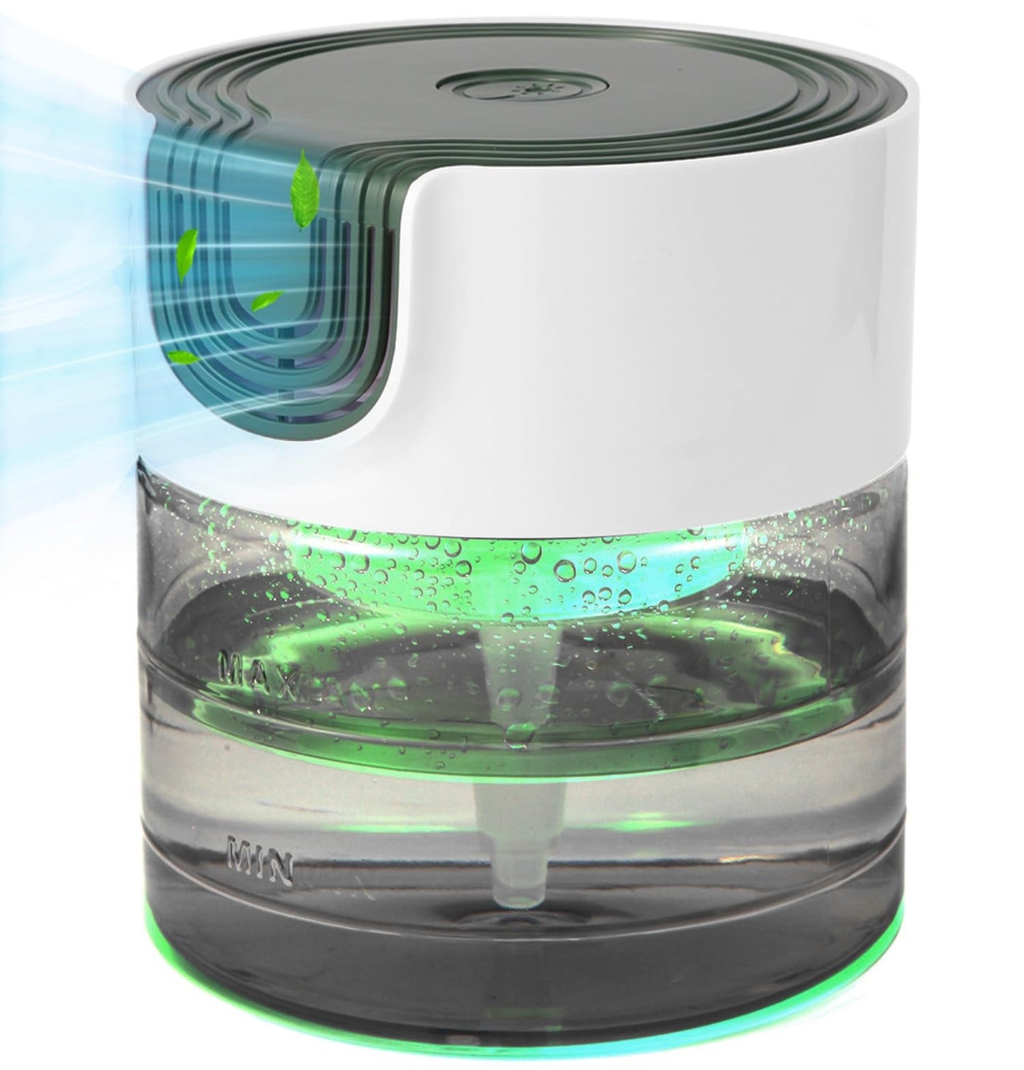 Oxyvana Water Air Purifiers for Home, Quiet Variable Speed Water Based Air Purifier with 7 Color Night Light, Air Washer Humidifier for Home, Bedroom