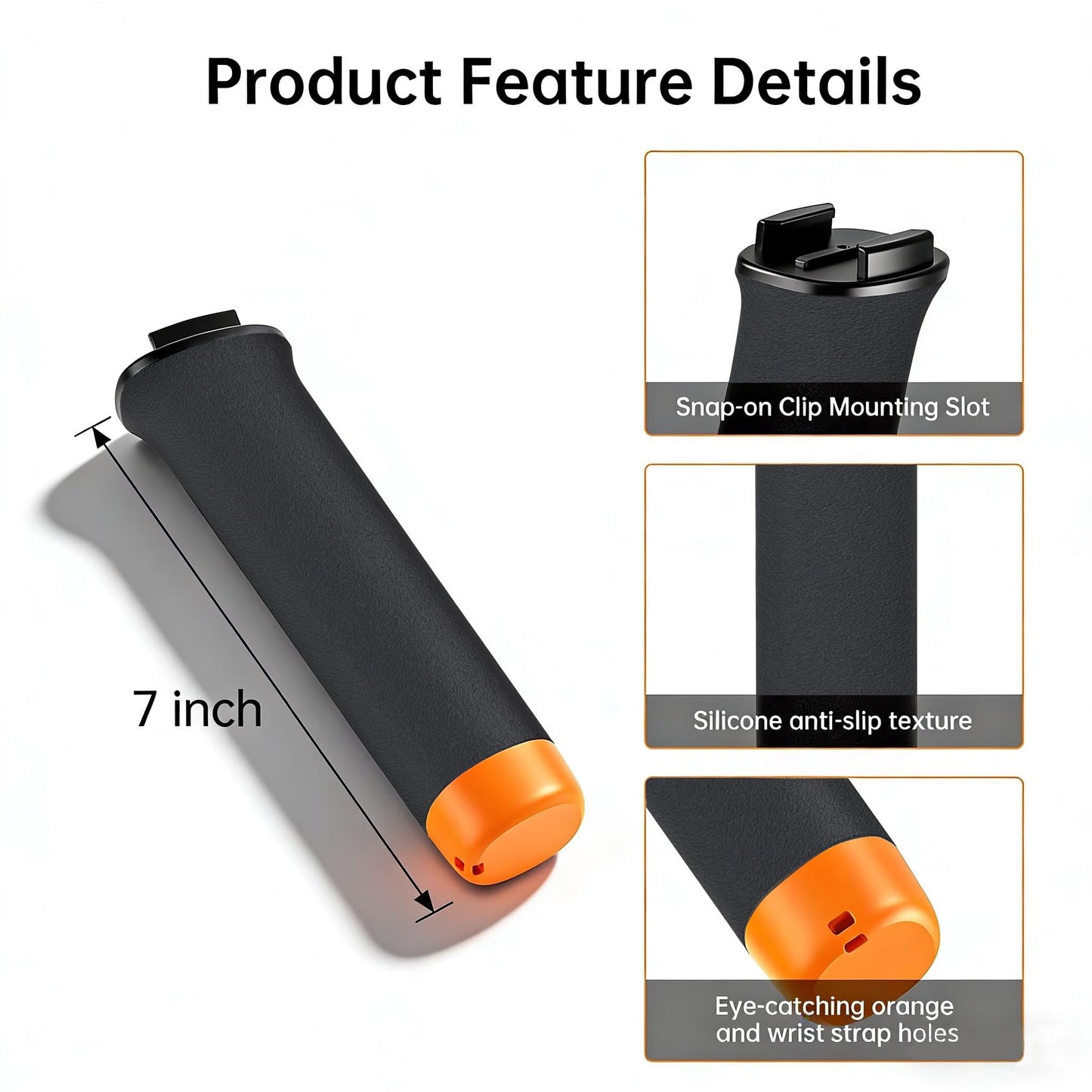 Suptig Upgraded Floating Hand Grip Compatible for Gopro Hero 13, Hero 12, 11, 10, 9, 8, 7, 6, 5, 4 Hero Session Gopro Max, Fusion DJI Action 6, 5