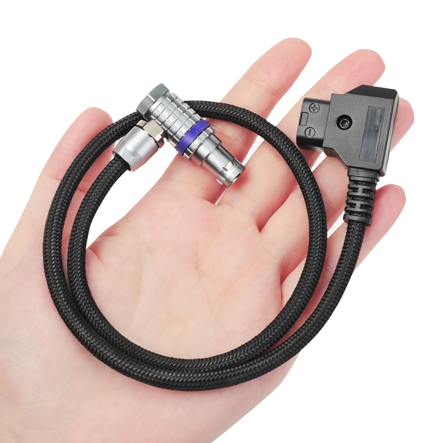 RED® Komodo X V-Raptor Ronin 4d Video Transmitter Power Cable Protected with Techflex Braid 19.3 inches
