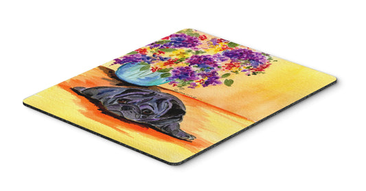 Caroline's Treasures SS8298MP Pug Mouse Pad, Hot Pad or Trivet for Home Office Gaming Working Computers Laptop Mouse Mat,Washable Large Mousepad