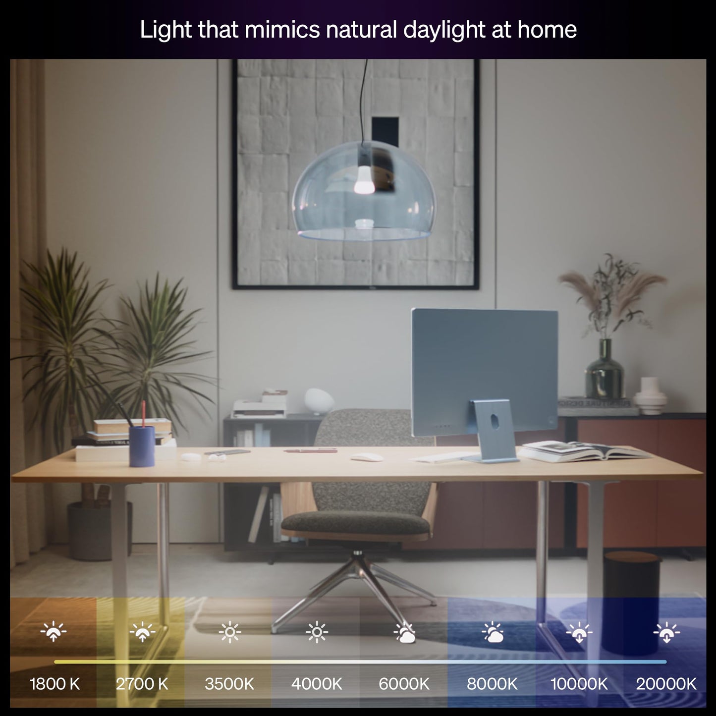 Philips Hue Smart LED A19 Bulb 7.2W, E26, 1-Pack