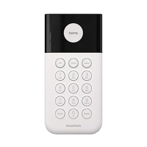 SimpliSafe Wireless Keypad - Touch-to-Wake Technology - Compatible with The Home Security System (New Gen) (Renewed)