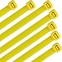 Nylon Cable Zip Ties 16 Inch 120 Pounds Strength - WEEGCN 100 Pcs Heavy Duty Self-Locking Zip Ties Fasten Wrap Nylon Cable Straps Wire Ties