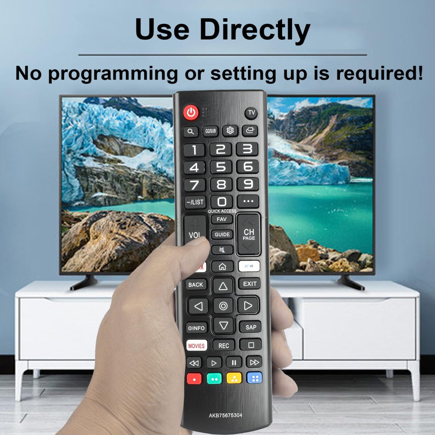 AKB75675304 New Replaced Remote Control for LG Smart TV 55UM69 32LM570BPUA 32LM620BPUA 43LM5700PUA 43UM7300PUA 43LM6300PUB 32LM5620BPUA 55UM6900PUA