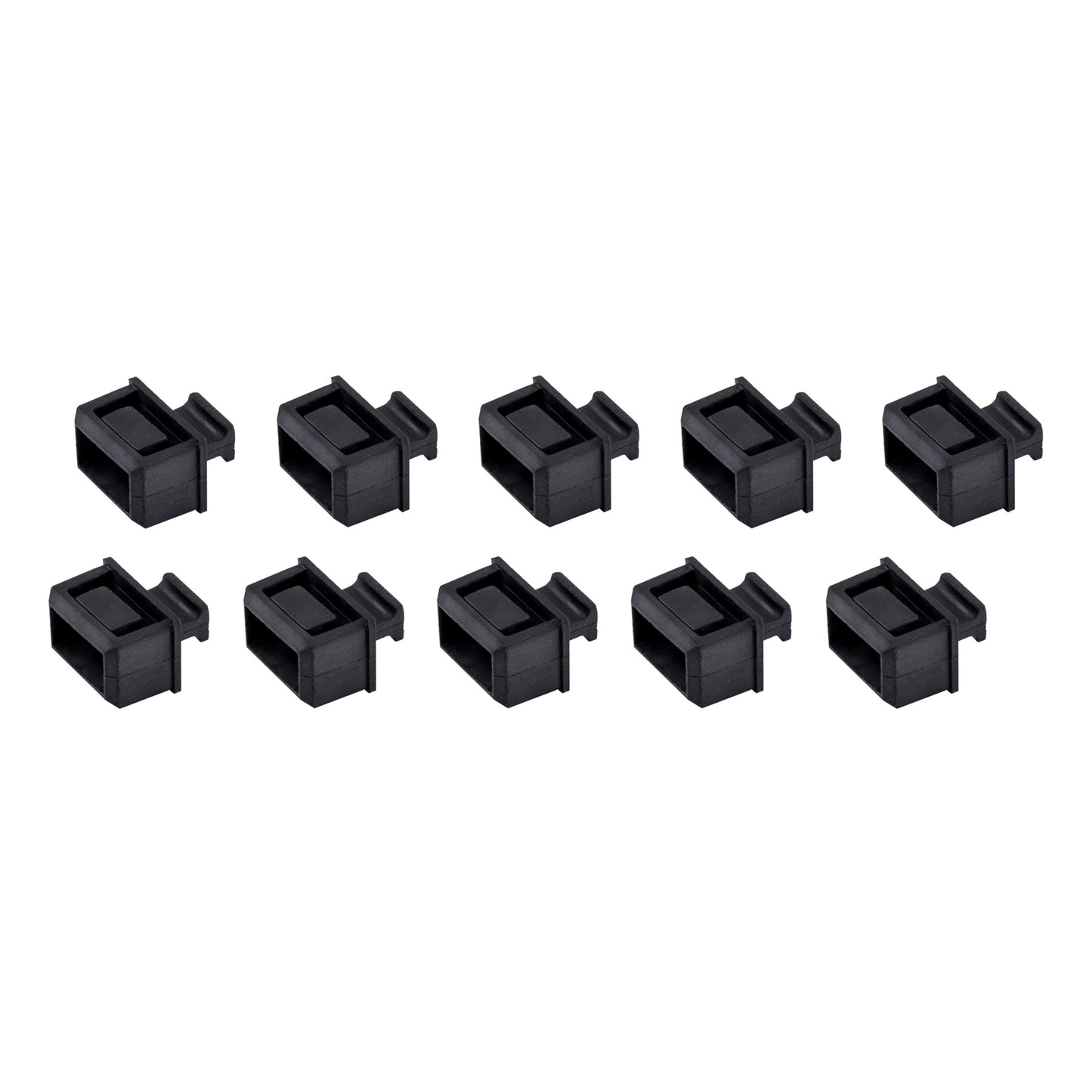 StarTech.com 10 Pack SFP Dust Cover for Open SFP/SFP+ Slot - SFP Plug - Fiber Optic Dust Caps - SFP Port Anti-Dust Cover - Network Switch Port