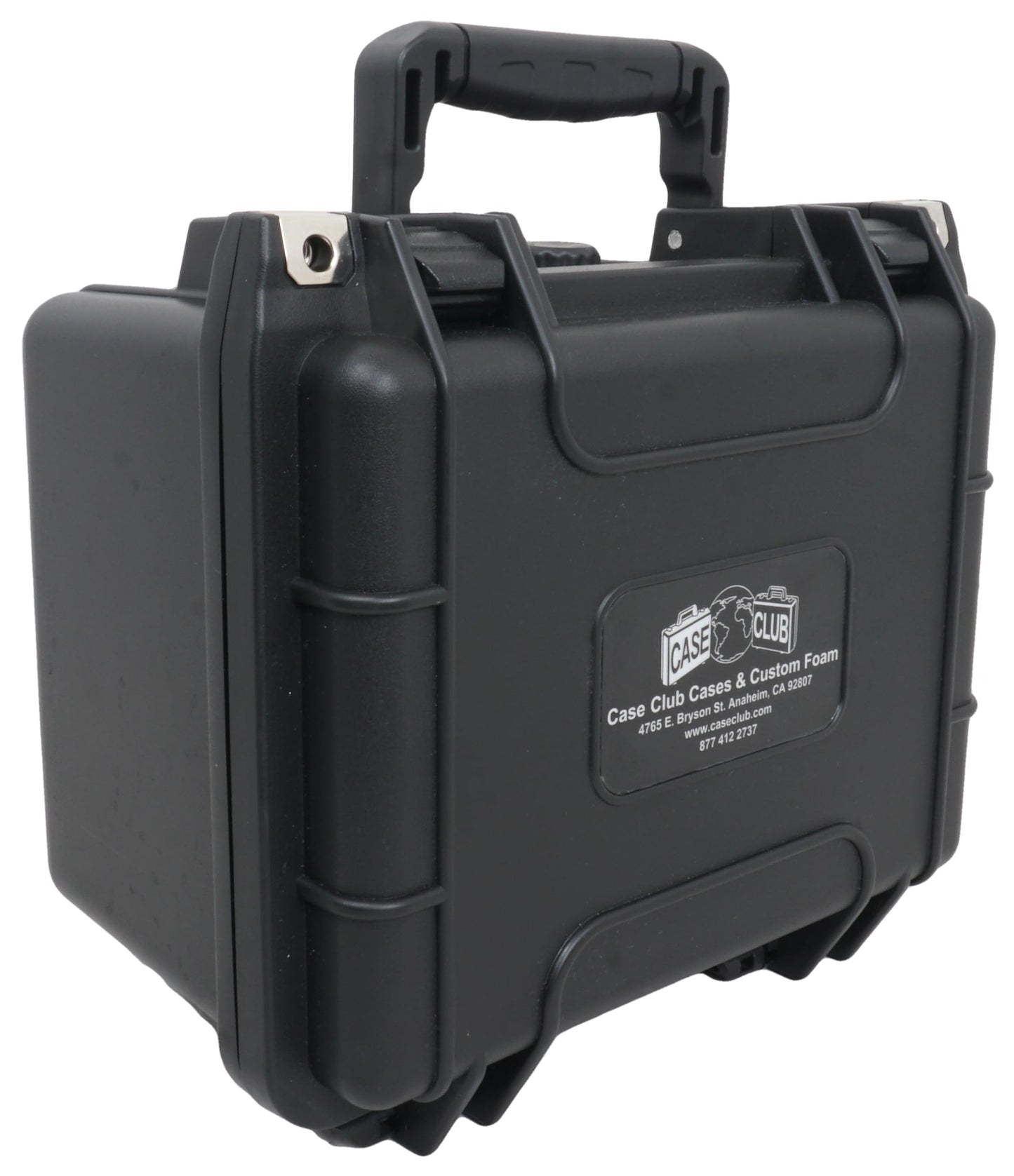 Case Club 14 External Hard Drive Case. Waterproof, Airtight, & Heavy Duty. Includes Pressure Relief Valve, Folding Handle, Padlock Holes, O-Ring Seal.