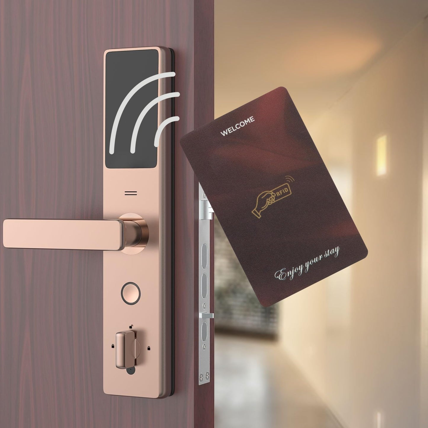Hotel RFID Keycards,13.56MHz, Compatible with Saflok, Kaba, Onity, Ilco, Miwa, Securelox Locks -20PCS