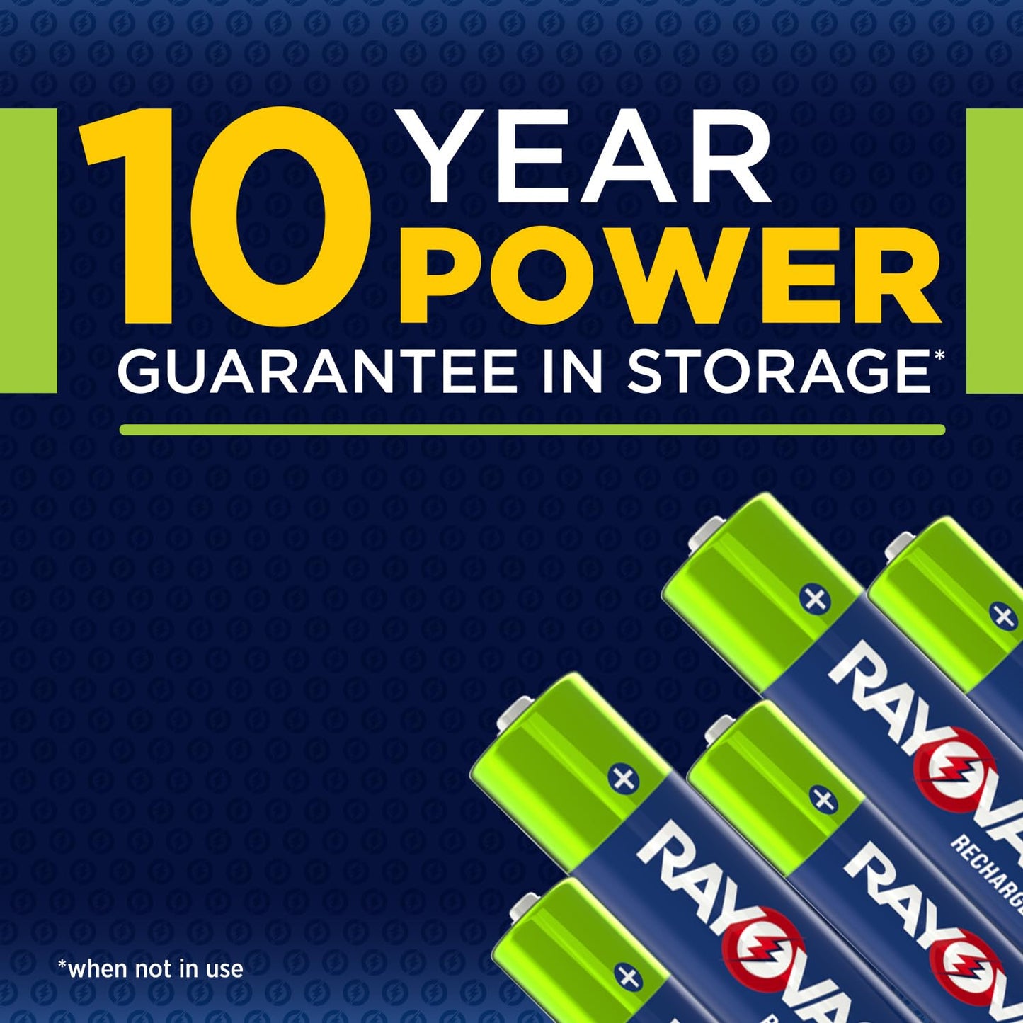 Rayovac Rechargeable AA Batteries, Rechargeable Double A Batteries (4 Count)