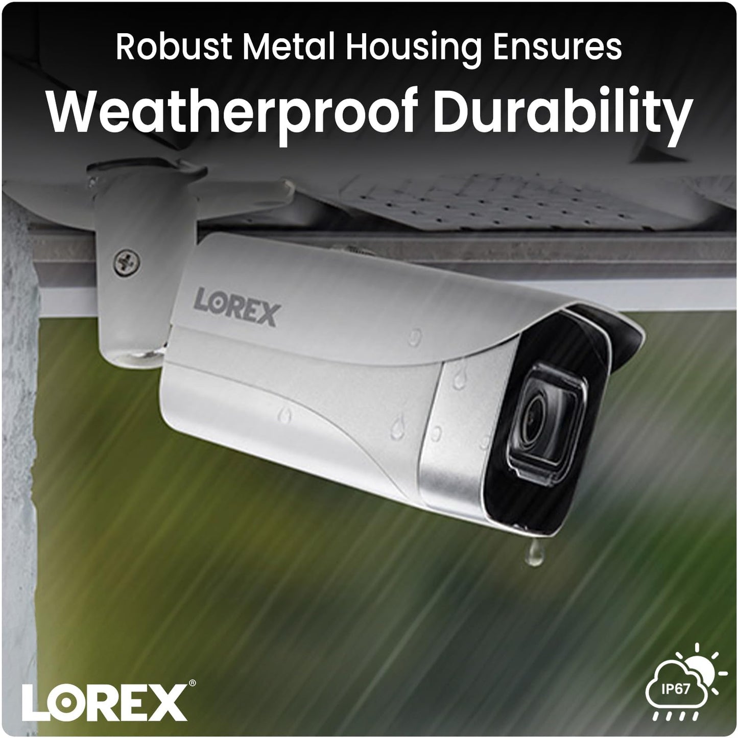 Lorex Fusion 4K Security Camera System w/ 2TB NVR - 8 Channel PoE Wired Home Security System w/ 6 Metal Cameras - Motion Detection, Color Night