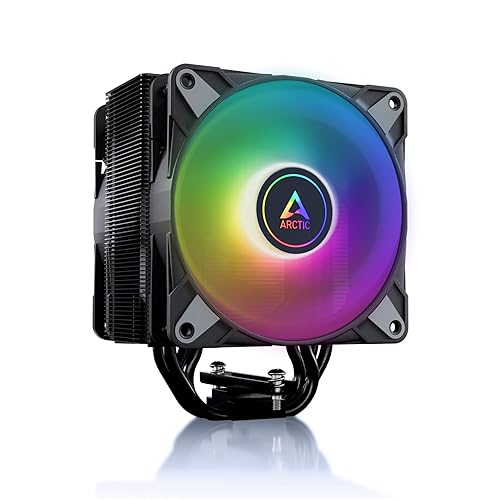 ARCTIC Freezer 36 A-RGB - Single-Tower CPU Cooler with Push-Pull, Two Pressure-optimised 120 mm P Fans and ARGB Lighting, Fluid Dynamic Bearing