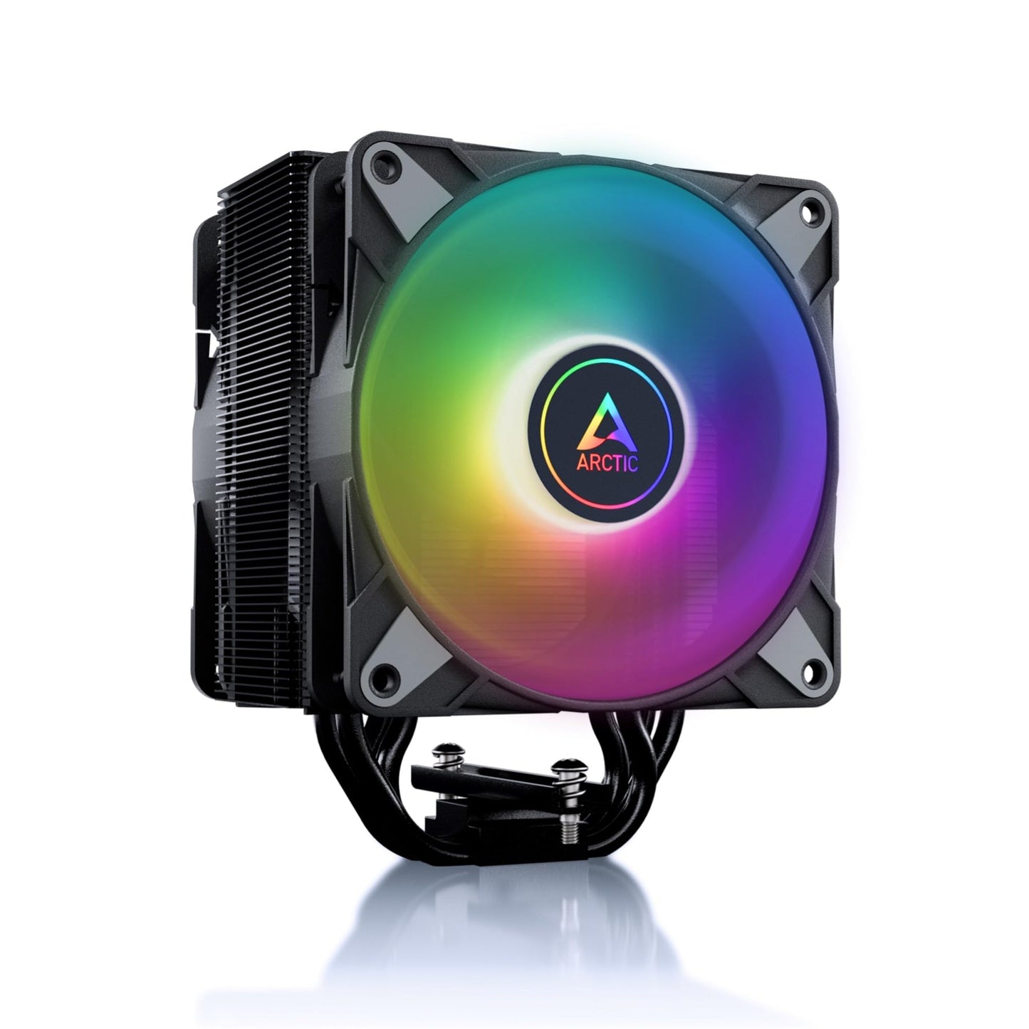 ARCTIC Freezer 36 A-RGB - Single-Tower CPU Cooler with Push-Pull, Two Pressure-optimised 120 mm P Fans and ARGB Lighting, Fluid Dynamic Bearing