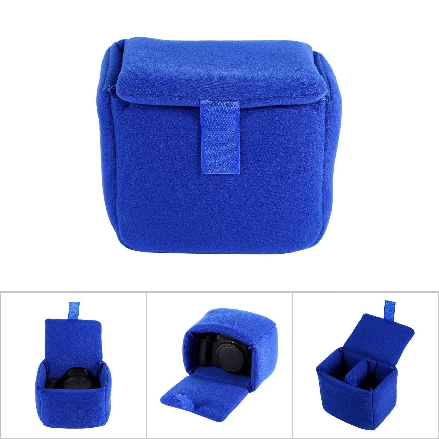 Keenso DSLR Camera Bag, Portable DLSR Camera Protective Bag Insert Pad Shockproof Protection Camera Case for Photographing(Blue) Sports Bag