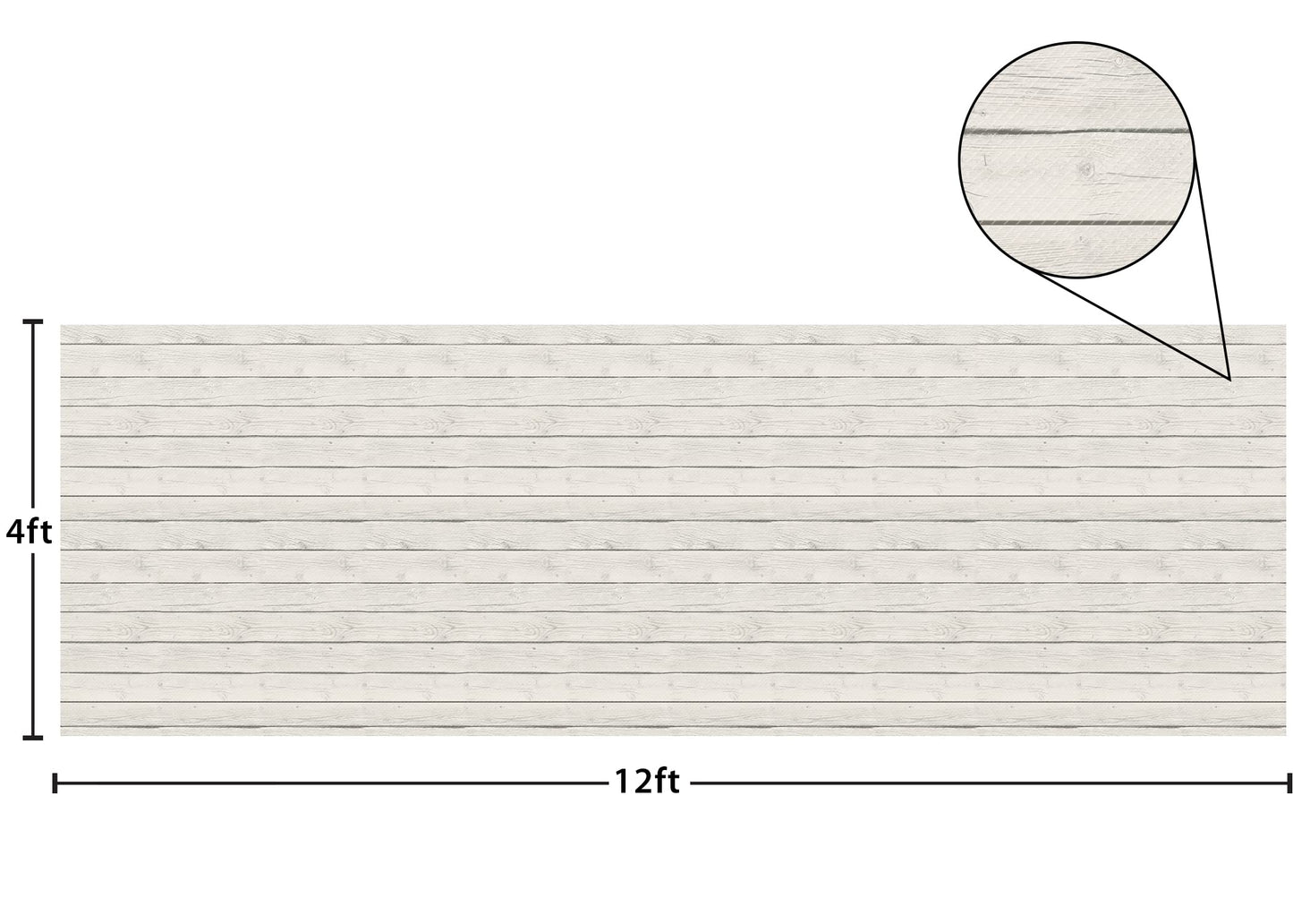 Teacher Created Resources White Wood Better Than Paper Bulletin Board Roll (77366)