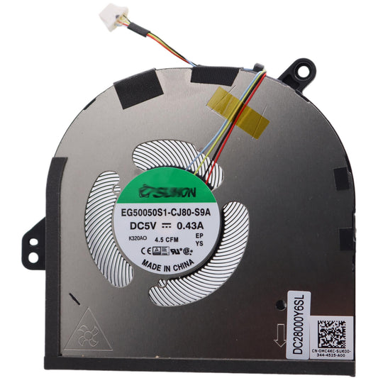 Deal4GO Graphics GPU Cooling Fan MC4KC 0MC4KC Replacement for Dell XPS 15 9520 9530 Precision 5570 M5570