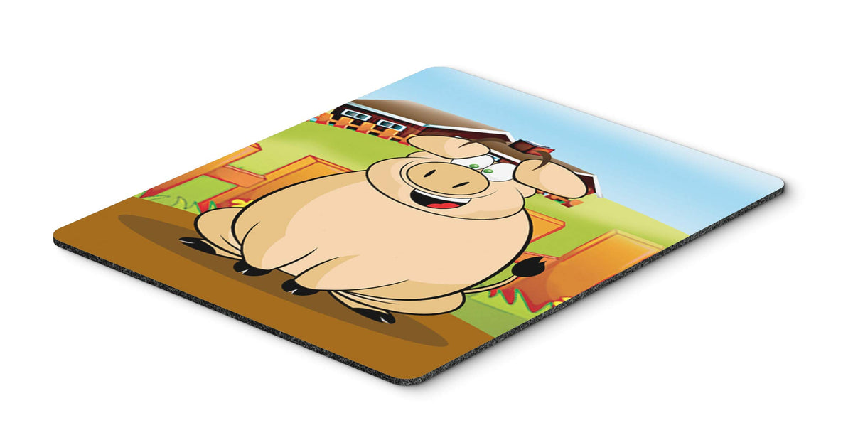 Caroline's Treasures APH7635MP The Pig Mouse Pad, Hot Pad or Trivet for Home Office Gaming Working Computers Laptop Mouse Mat,Washable Large Mousepad