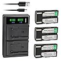 Kastar 3-Pack SB-LSM80 Battery and LTD2 USB Charger Replacement for Samsung SC-D263 SC-D351 SC-D352 SC-D353 SC-D354 SC-D355 SC-D357 SC-D362 SC-D363