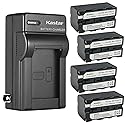 Kastar 4-Pack Battery and AC Wall Charger Replacement for Sony DCR-TRV58 DCR-TRV620 DCR-TRV7 DCR-TRV720 DCR-TRV735 DCR-TRV820 DCR-TRV9 DCR-TRV900
