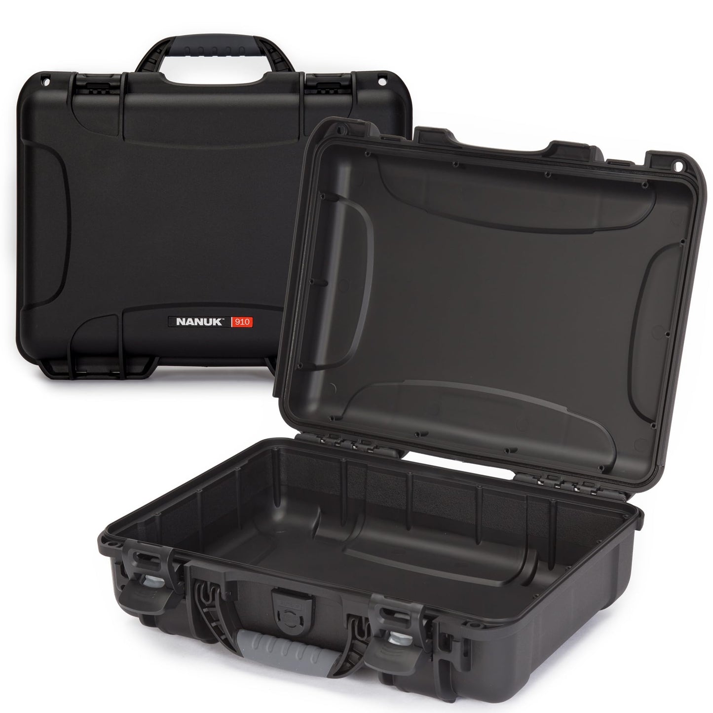 NANUK 910 Empty Waterproof Hard Case - 14.3” x 11.1” x 4.7”, Protective Case for Gear - Impact-Resistant, Dustproof, Airline Carry-On Approved - Made