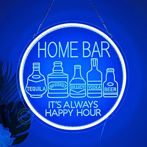 Britrio Neon Beer Sign Light for Man Cave Bar Cart Decor Drinks Cocktails Home Bar Pub Kitchen Bedroom Dorm Wall Art Sign Birthday Party Gift for Dad
