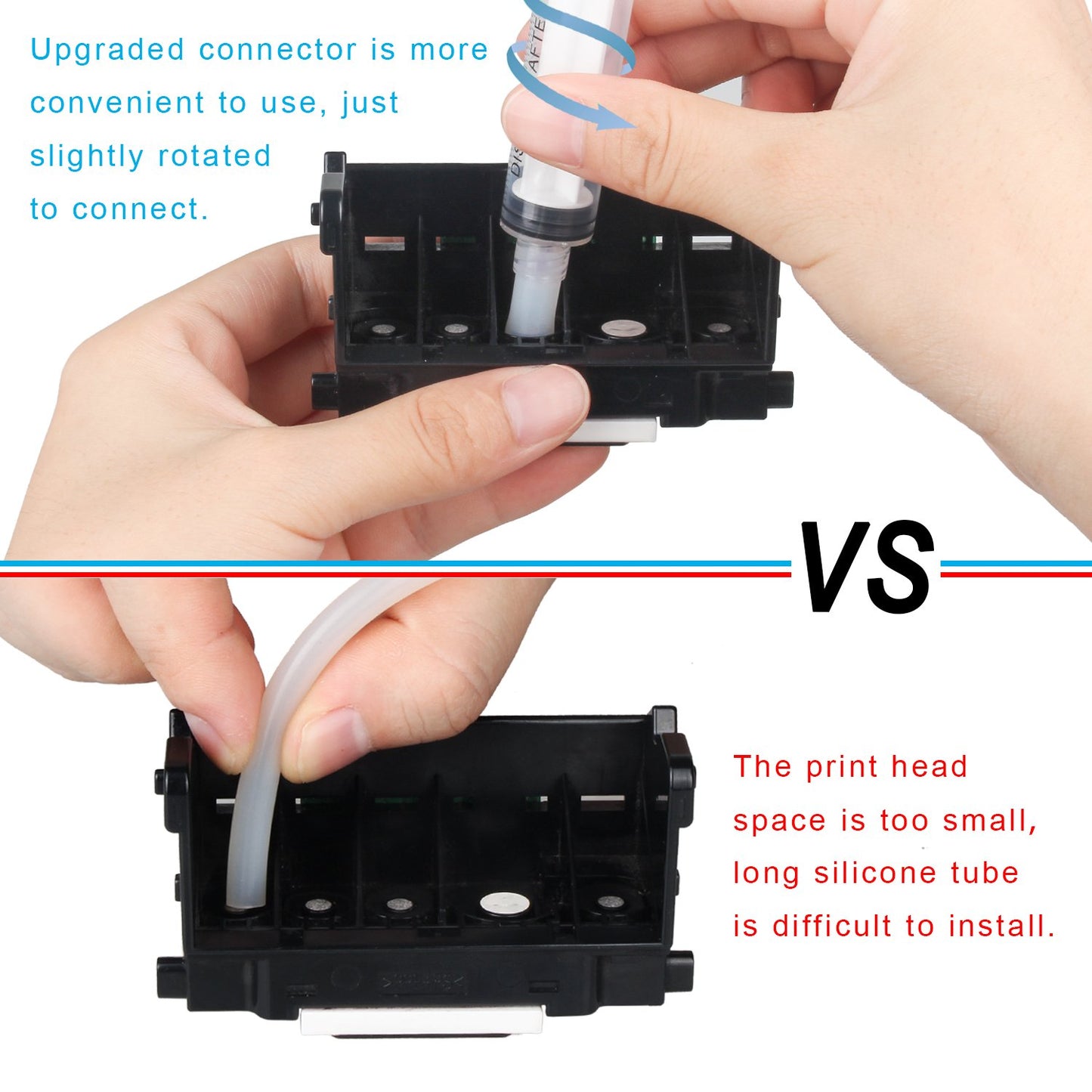 TBTeekk Inkjet Printhead Cleaner for 902 564XL Ink Cartridges Work with Photosmart 7525 5510 7515 C6380 C309A C310A B8550 DeskJet 3521 Officejet 4610