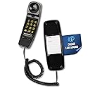 Med-Pat T-4 Full-Featured Trimline Telephone w/Ring/in-Use Light Indicator - Corded Wall Phone w/Full Range Volume Control, Hearing Aid Compatible