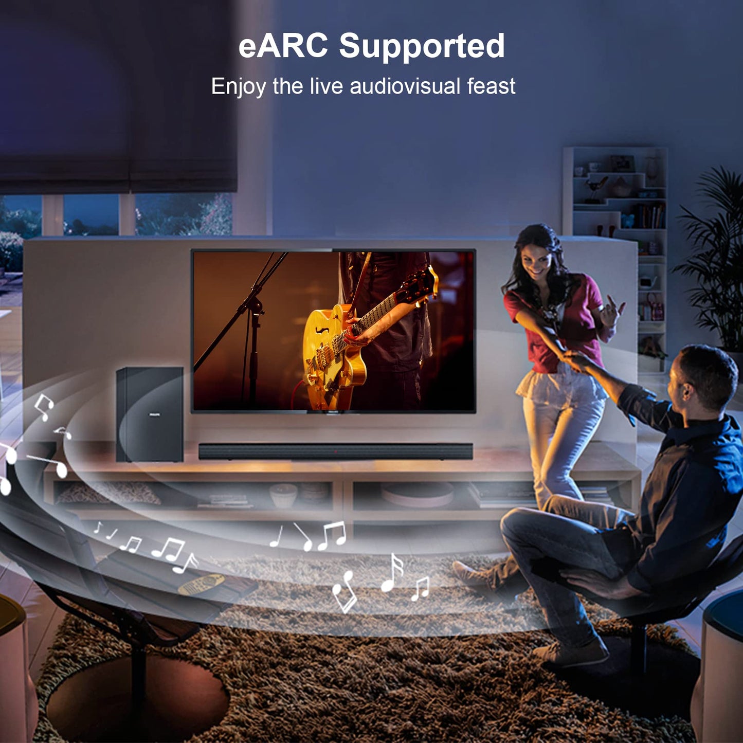 FIBBR 8K HDMI Fiber Optic Cable 6ft, 48Gbps HDMI 2.1 Cable/AOC Support 8K@60Hz, 4K@120Hz/144Hz HDR eARC Dolby Atmos HDCP 2.2&2.3 Compatible with PS5