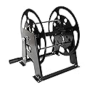 Dumble RV Extension Cord Reel Stand - 50-100ft Black Steel RV Electrical Cord Roll Up or Camper Hose Organizer Spool