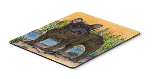 Caroline's Treasures SS8597MP French Bulldog Mouse Pad, Hot Pad or Trivet for Home Office Gaming Working Computers Laptop Mouse Mat,Washable Large