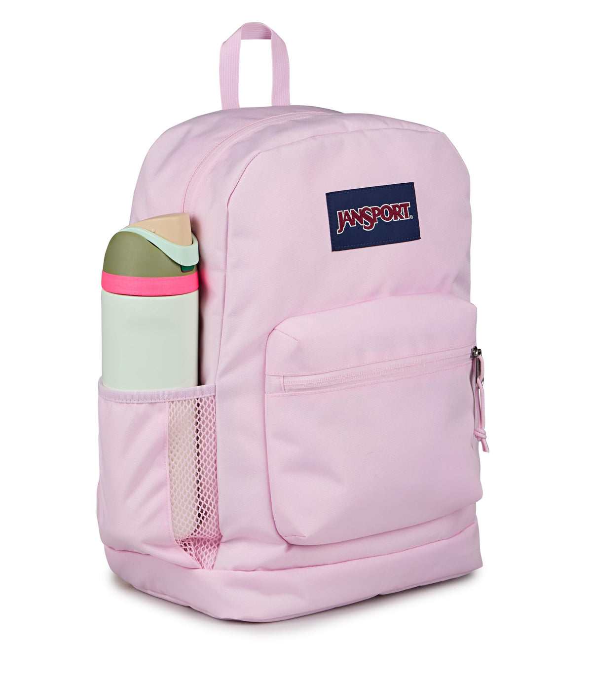 JanSport 26L Cross Town Plus Backpack, Pink Ice