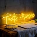 That's Amore Neon Sign, USB Powered Decorative Light for Bedroom Living Room Home Wall Table Decor Valentine's Day Wedding Party Light Up Sign