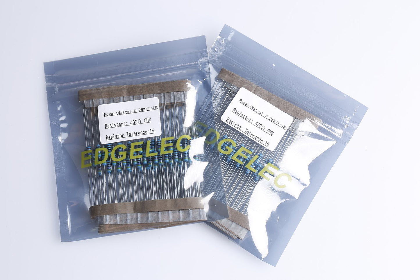 EDGELEC 200pcs 10 Colors x 20pcs 5mm LED Light Emitting Diode Assorted Kit 29mm Lead Clear Round Lamp White Red Blue Green Yellow UV Bright LEDs Bulb