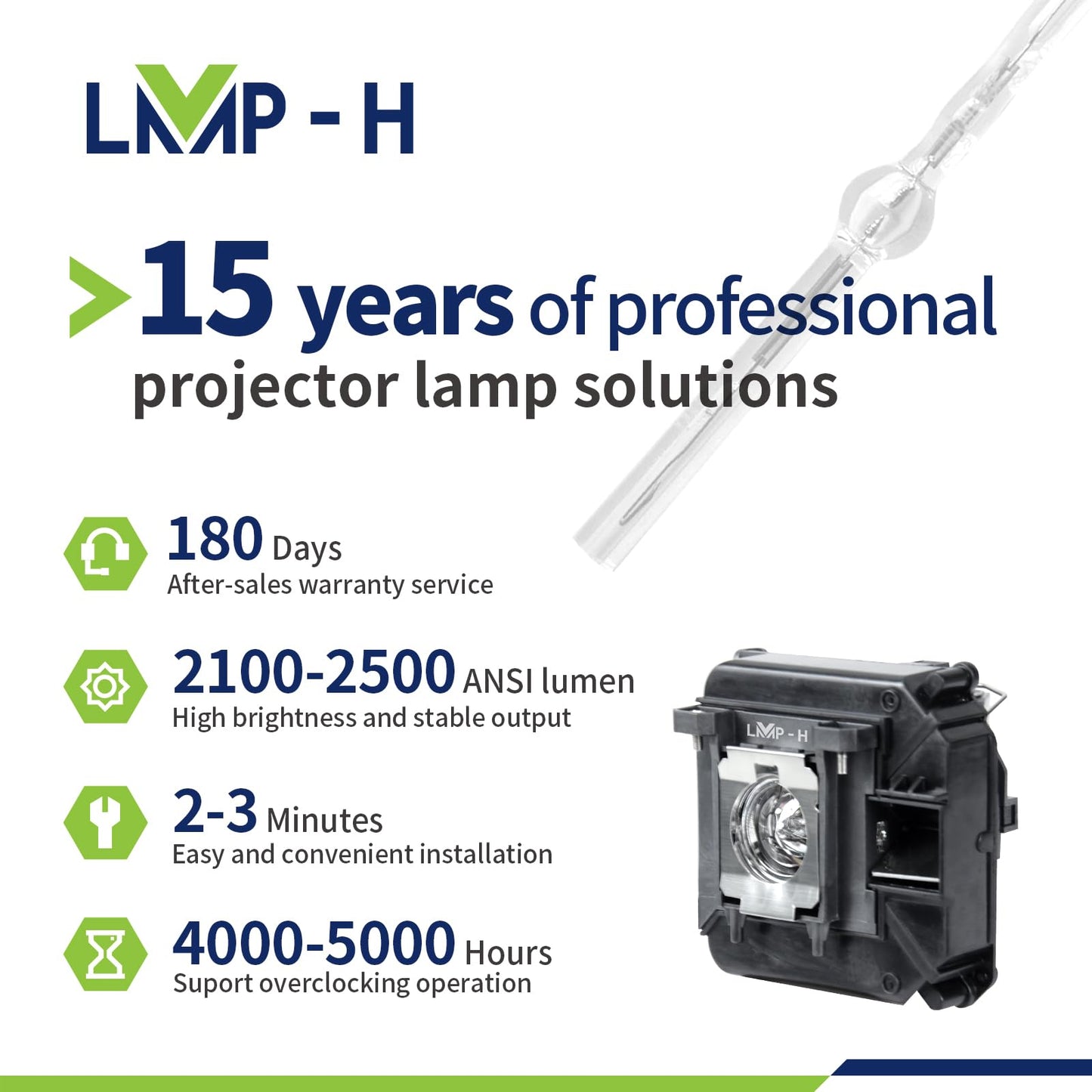 LMP-H ELP68/V13H010L68 Projector Lamp with Housing for Epson EH-TW5900 EH-TW5910 EH-TW6000W EH-TW6000/W EH-TW6100 EH-TW6000W PowerLite Home Cinema