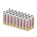 Tenergy Rechargeable 1.2V AA NiCD Battery, 1000mAh High Capacity Batteries Flat Top with Tabs for Shavers, Trimmers, Razors, 24 Pack