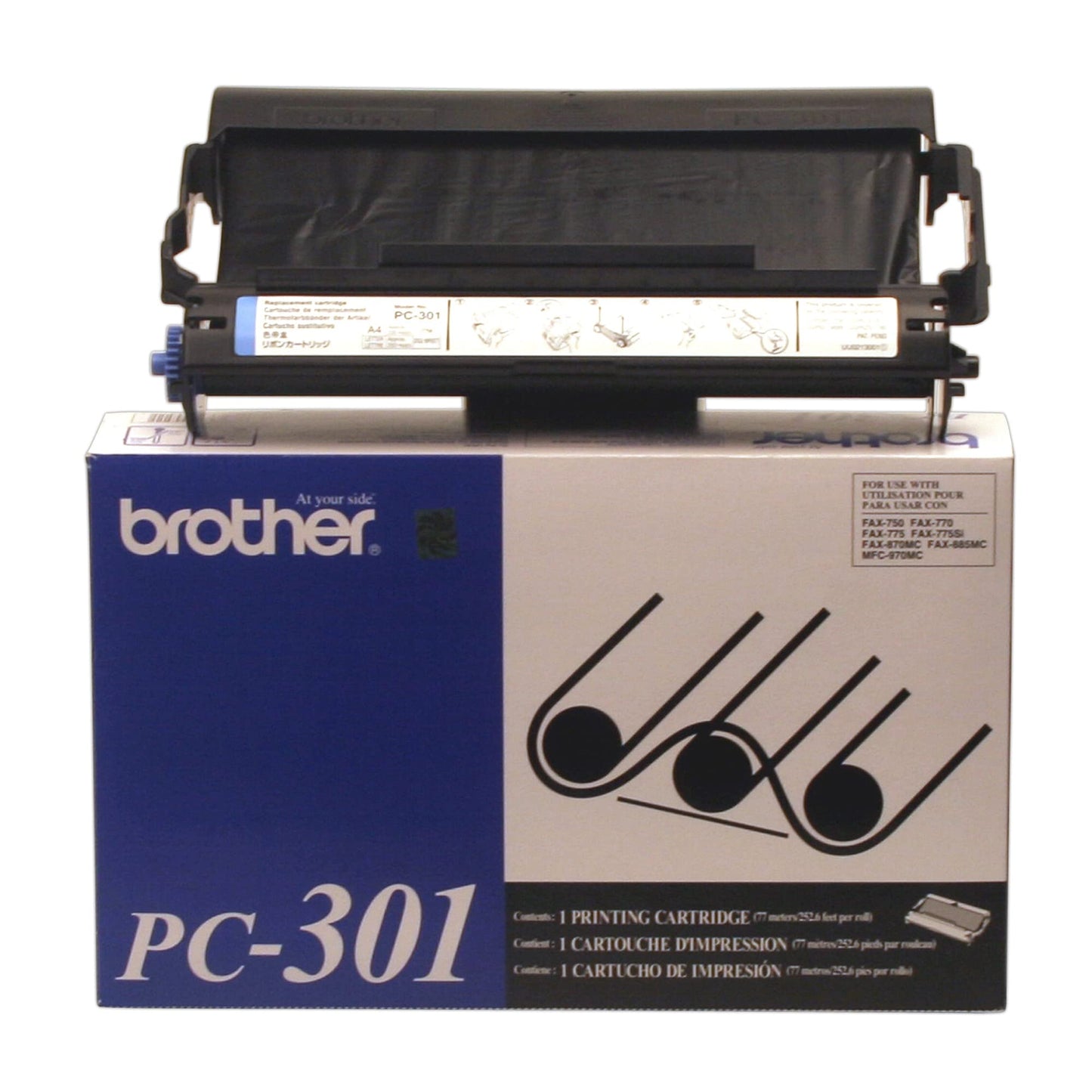 Brother® PC-301, Black Print Cartridges, Pack of 2