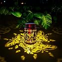 2pack Butterfly Solar Lanterns Outdoor Waterproof Hanging Solar Lights Gifts for Women Men Metal Bird Decorative LED Lanterns for Yard, Patio, Lawn