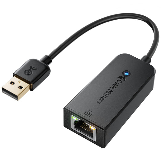 Cable Matters USB 2.0 to Ethernet Adapter, Plug & Play