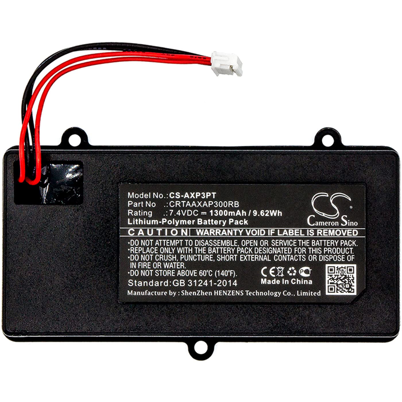 VINTRONS AAXA CRTAAXAP300RB Replacement Battery for AAXA P300 Pico Projector,