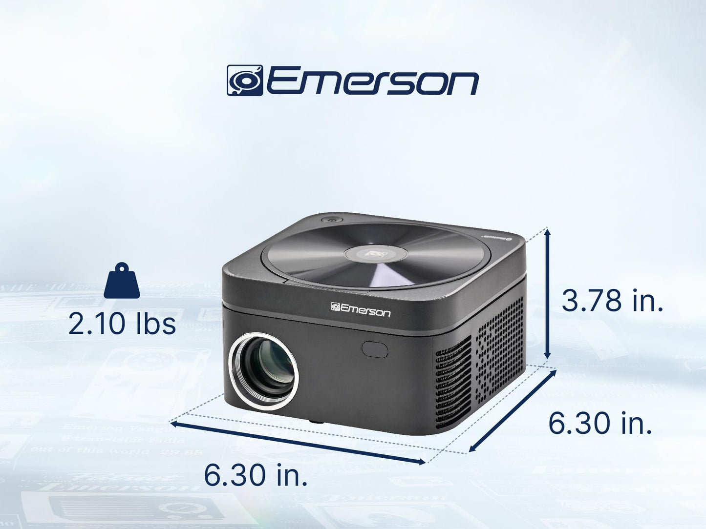 Emerson EVP-2502 120-Inch Home Theater LCD Projector with Built-In DVD Player