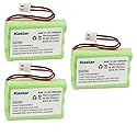 Kastar 3-Pack Battery Replacement for AT&T BATT-2400 UL240, Lucent Technologies 00192 192, BT207695 VM312 VM3251 VM3252 VM3261, Radio Shack 23-9104