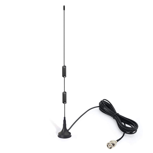 Bingfu VHF UHF Ham Amateur Radio Police Scanner Antenna Magnetic Base BNC Male Antenna Compatible with Uniden Bearcat Whistler Shack Police Scanner