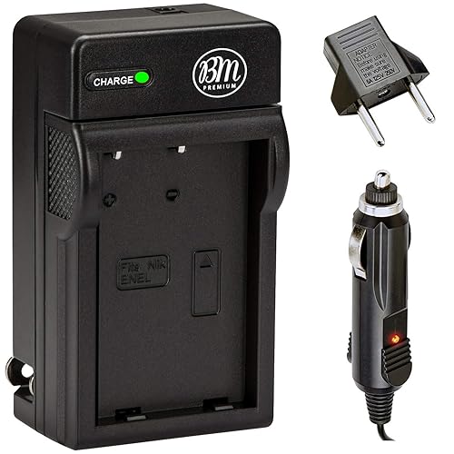 BM Premium EN-EL5 Battery Charger for Nikon Coolpix P80, P90, P100, P500, P510, P520, P530 Digital Camera
