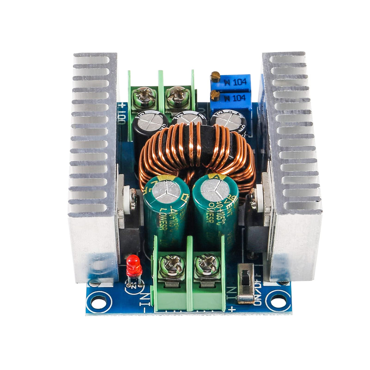 Diitao 3PCS Step Down Converter Module 20A 300W DC-DC Constant Current Adjustable Voltage Regulator Modules with Short Circuit Protection (6-40V…